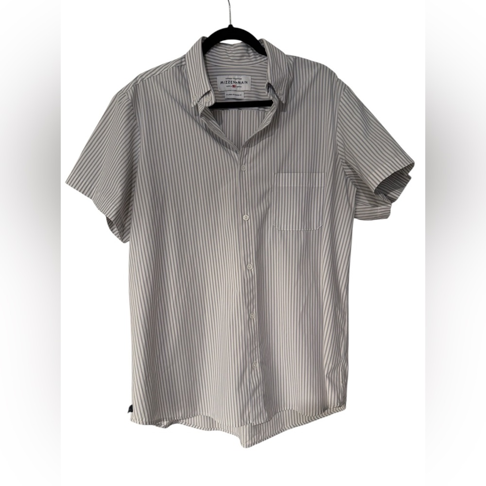 VTG Mizzen+Main Gray Striped Men's Shirt
